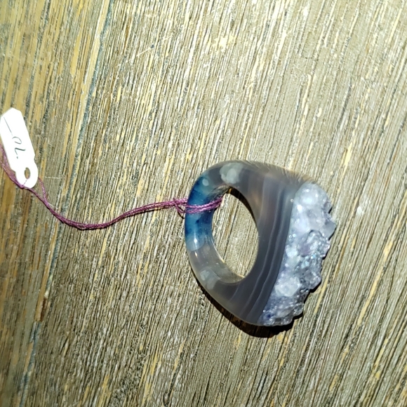 Solid Amethyst Ring - Picture 1 of 8